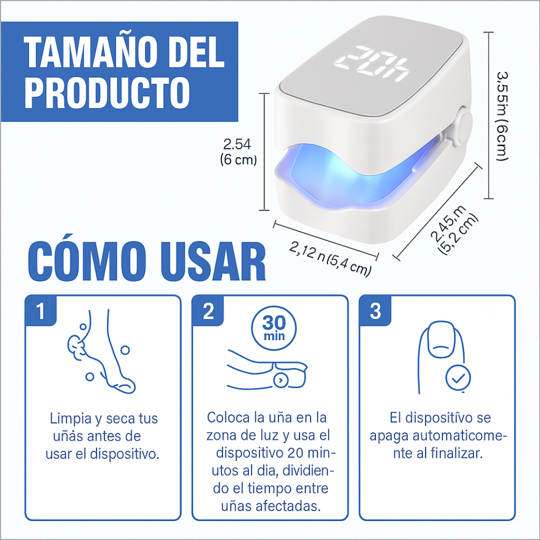 LÁSER QUITA HONGOS